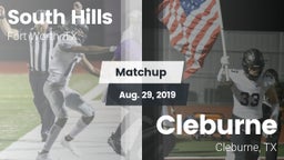 Matchup: South Hills High vs. Cleburne  2019