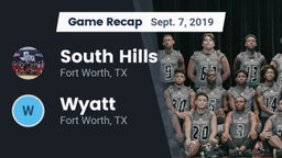 Recap: South Hills  vs. Wyatt  2019