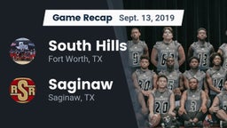 Recap: South Hills  vs. Saginaw  2019