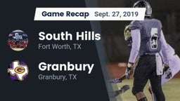 Recap: South Hills  vs. Granbury  2019