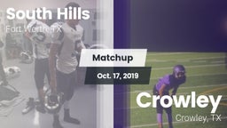 Matchup: South Hills High vs. Crowley  2019