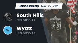 Recap: South Hills  vs. Wyatt  2020