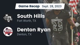 Recap: South Hills  vs. Denton Ryan  2023