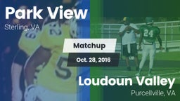 Matchup: Park View High Schoo vs. Loudoun Valley  2016