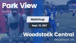 Matchup: Park View High Schoo vs. Woodstock Central  2017