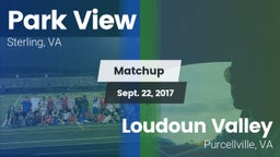 Matchup: Park View High Schoo vs. Loudoun Valley  2017