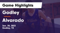 Godley  vs Alvarado  Game Highlights - Jan. 28, 2022