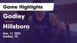 Godley  vs Hillsboro  Game Highlights - Feb. 11, 2022