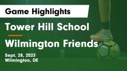 Tower Hill School vs Wilmington Friends  Game Highlights - Sept. 28, 2023