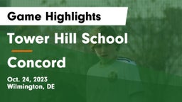 Tower Hill School vs Concord  Game Highlights - Oct. 24, 2023