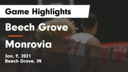 Beech Grove  vs Monrovia  Game Highlights - Jan. 9, 2021