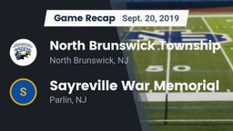 Recap: North Brunswick Township  vs. Sayreville War Memorial  2019