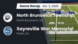 Recap: North Brunswick Township  vs. Sayreville War Memorial  2020
