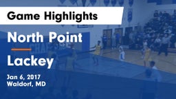 North Point  vs Lackey  Game Highlights - Jan 6, 2017