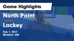 North Point  vs Lackey  Game Highlights - Feb 1, 2017