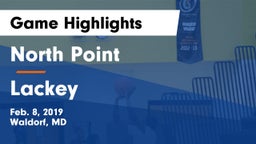 North Point  vs Lackey  Game Highlights - Feb. 8, 2019