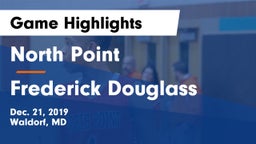 North Point  vs Frederick Douglass  Game Highlights - Dec. 21, 2019