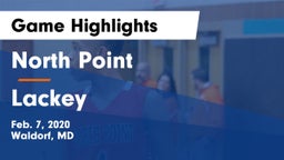 North Point  vs Lackey  Game Highlights - Feb. 7, 2020