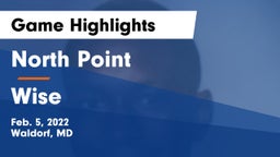 North Point  vs Wise  Game Highlights - Feb. 5, 2022