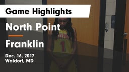North Point  vs Franklin  Game Highlights - Dec. 16, 2017