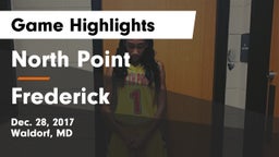 North Point  vs Frederick  Game Highlights - Dec. 28, 2017