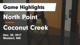North Point  vs Coconut Creek  Game Highlights - Dec. 30, 2017