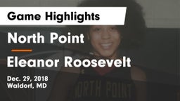 North Point  vs Eleanor Roosevelt  Game Highlights - Dec. 29, 2018