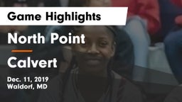 North Point  vs Calvert  Game Highlights - Dec. 11, 2019