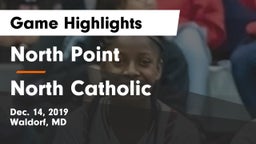 North Point  vs North Catholic  Game Highlights - Dec. 14, 2019