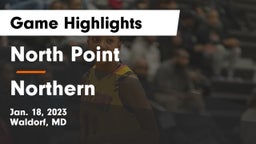 North Point  vs Northern Game Highlights - Jan. 18, 2023