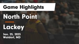 North Point  vs Lackey  Game Highlights - Jan. 25, 2023