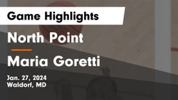 North Point  vs Maria Goretti Game Highlights - Jan. 27, 2024