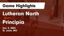 Lutheran North  vs Principia  Game Highlights - Jan. 5, 2024