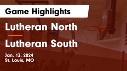 Lutheran North  vs Lutheran South   Game Highlights - Jan. 13, 2024