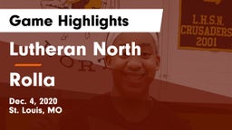 Lutheran North  vs Rolla  Game Highlights - Dec. 4, 2020