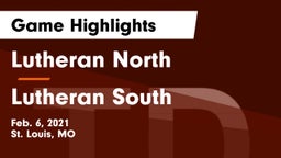 Lutheran North  vs Lutheran South   Game Highlights - Feb. 6, 2021