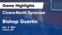 Cicero-North Syracuse  vs Bishop Guertin  Game Highlights - Feb. 5, 2022