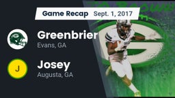 Recap: Greenbrier  vs. Josey  2017