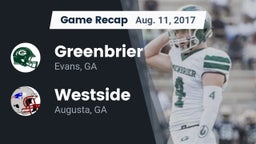 Recap: Greenbrier  vs. Westside  2017