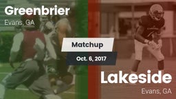 Matchup: Greenbrier High vs. Lakeside  2017