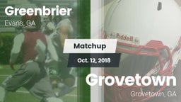 Matchup: Greenbrier High vs. Grovetown  2018