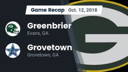 Recap: Greenbrier  vs. Grovetown  2018