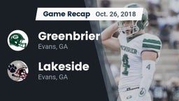 Recap: Greenbrier  vs. Lakeside  2018