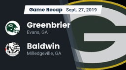 Recap: Greenbrier  vs. Baldwin  2019