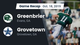 Recap: Greenbrier  vs. Grovetown  2019