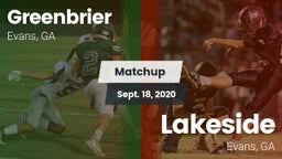 Matchup: Greenbrier High vs. Lakeside  2020