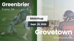 Matchup: Greenbrier High vs. Grovetown  2020