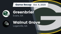 Recap: Greenbrier  vs. Walnut Grove  2020