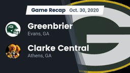 Recap: Greenbrier  vs. Clarke Central  2020