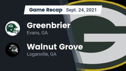 Recap: Greenbrier  vs. Walnut Grove  2021